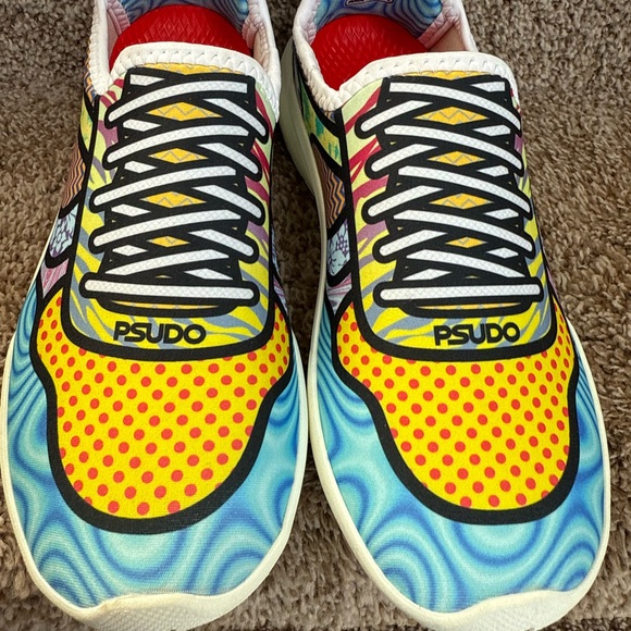 Psudo Women’s Cosmic Colorful Court Slip On Sneakers - Picture 5 of 14